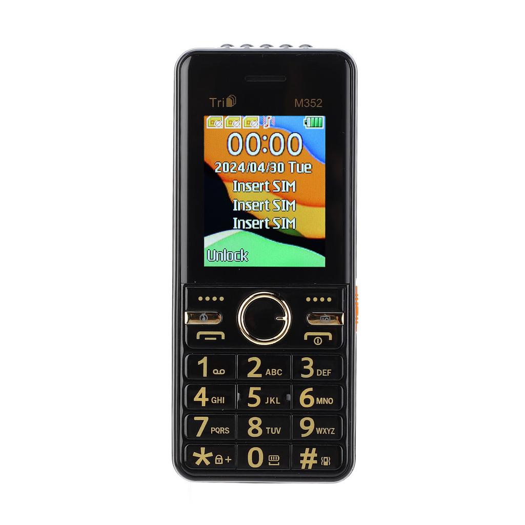 2G GSM Seniors Cell Phone 3 SIM Card 3600mAh Battery Life Unlocked Button Phone for Elderly Gifts