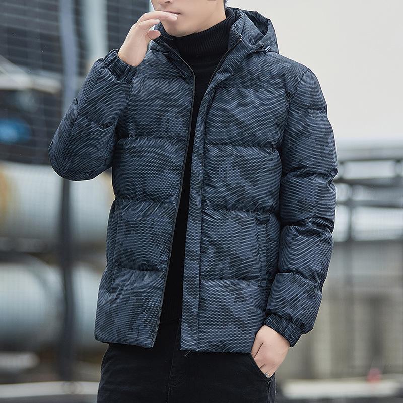 Зимнее мужское стеганое пальто, толстое свободное трендовое стеганое пальто большого размера, мужское стеганое пальто с капюшоном, большая стеганая куртка, зимнее водонепроницаемое пальто