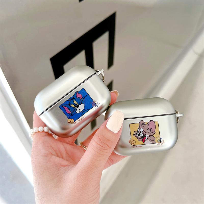 Cartoon cat and mouse for AirPods pro1 generation protective case 1 generation pro1 generation apple bluetooth headset case