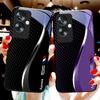 Креативный изогнутый двойной для Oppo A79 5G 58 78 74 60 4G Reno 11F Realme GT 6 11 Note 50 10 C55 X2 Закаленное стекло Черный чехол для телефона