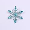 Alloy Rhinestone Snowflake Brooch