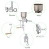 Corn Grinder, Hand Cranking Grain Grinder, Manual Grain Mill with 500ML High Hopper for Grinding Corn, Nut, Spice, Wheat, Coffee, Grinder Tool Silver