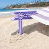 4Pcs Beach Towel Fixing Clip Stake, Windproof Outdoor Picnic Blanket Sand Spikes, Portable Blanket Holder Picnic Mat Clamps