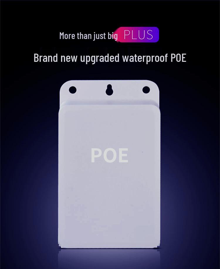 Влагозащищенный POE-сплиттер 48 В в 12 В/15 В/24 В, 2 А, Gigabit Ethernet для уличного сетевого мониторинга