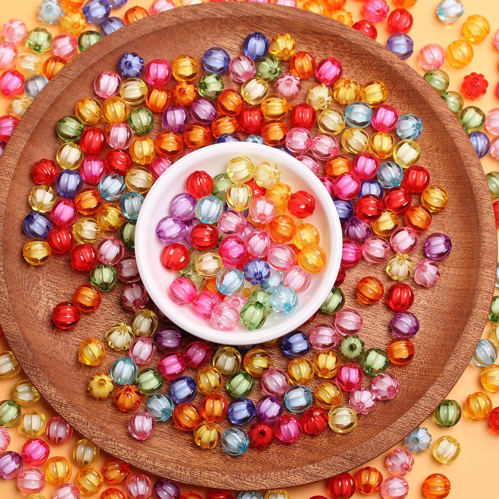 Арбуз 8/10 мм акриловые свободные бусины DIY аксессуары сэндвич 500 г/упак. ожерелье браслет ремесла изготовление ювелирных изделий оптовая продажа кулон