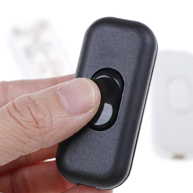 1Pc On/Off Inline Switch Inline Table Lamp Desk Light Cord Cable Switch 250V 6A