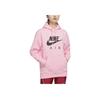 Logo Loose Fit Hoodie Women Hoodies Pink DA3192-636