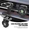 VIJT4 Folding Car Air Outlet Storage Holder Cup Holder For Skoda S Kodiaq Octavia 2 3 Yeti Karoq Rapid Fabia VII VRS