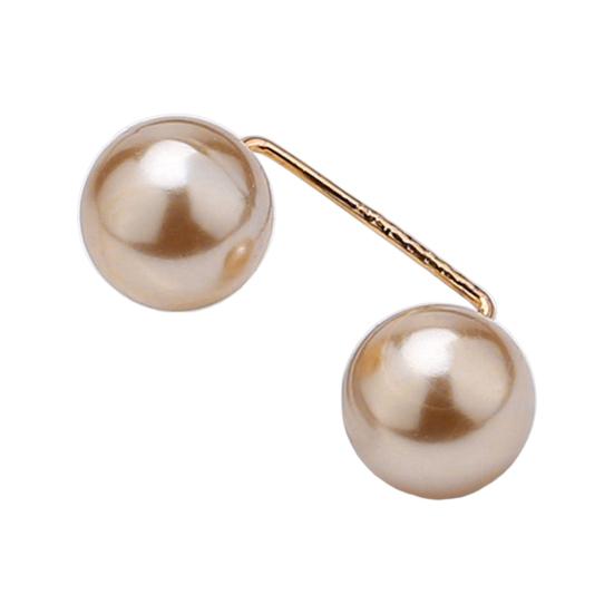 Clothes Brooch Classic Simple Graceful Fine Workmanship Fixed Clothes Simulation Pearl Pin for Dating