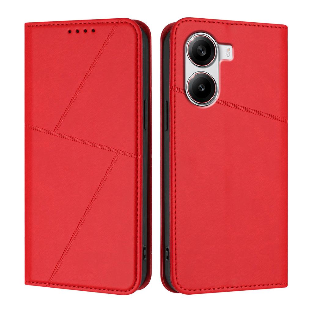 For Xiaomi Redmi Turbo 4 5G/Xiaomi Poco X7 Pro 5G Wallet Case Magnetic Closure Leather Flip Phone Cover with Stand