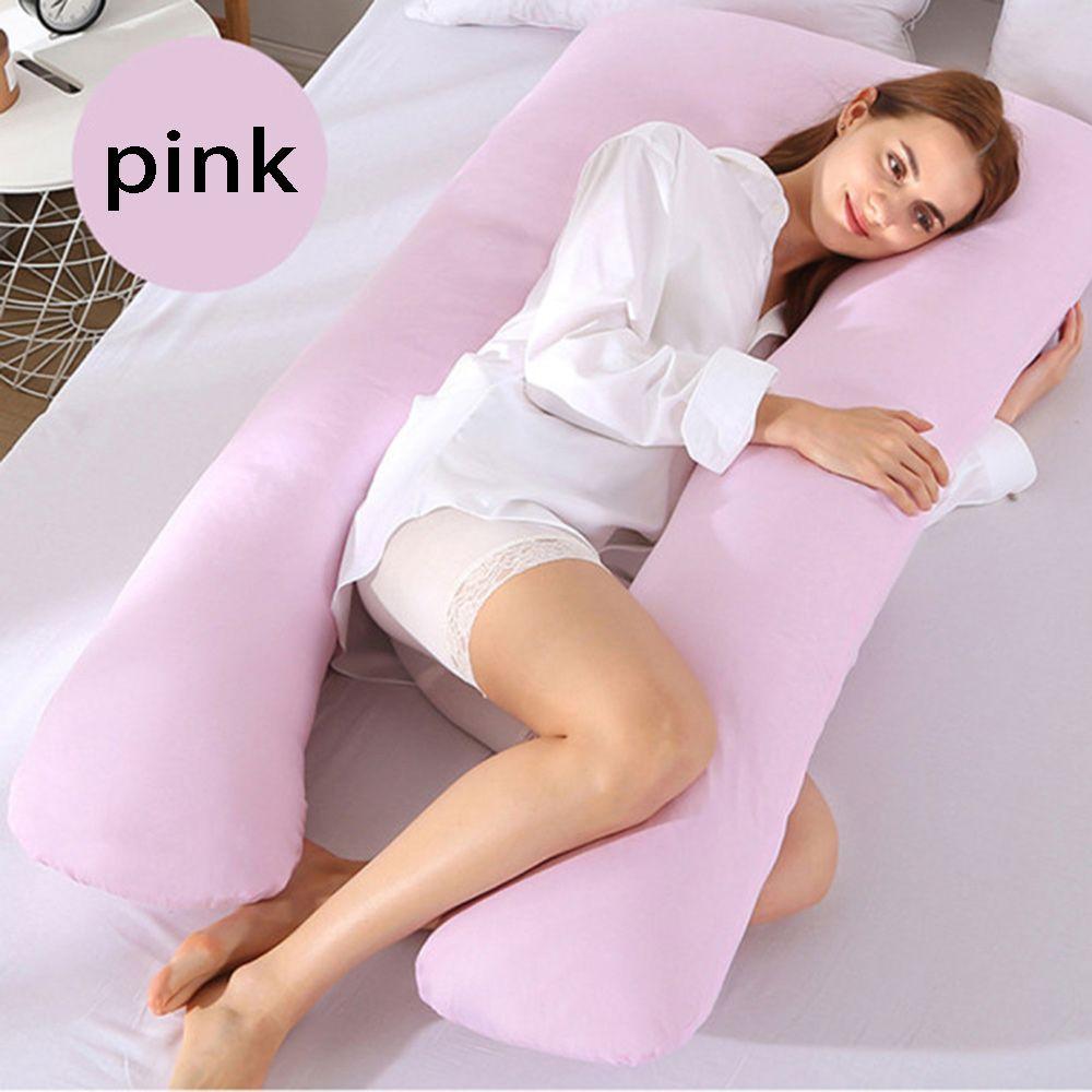 Cotton U-type Pregnant Sleeping Support U-Shape Pillows Pillow Cover Pillow Case