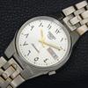 ПОДЛИННЫЕ ВИНТАЖНЫЕ МУЖСКИЕ ЧАСЫ SEIKO 5 AUTOMATIC JAPAN 7S26A С СЕРЕБРИСТЫМ ЦИФЕРБЛАТОМ a702462-5