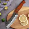Home Boning Knife Stainless Steel Meat Cutting Fruit and Vegetable Forging Hammer Grain High Hardness Curved Knife with Set Kitchen Knife