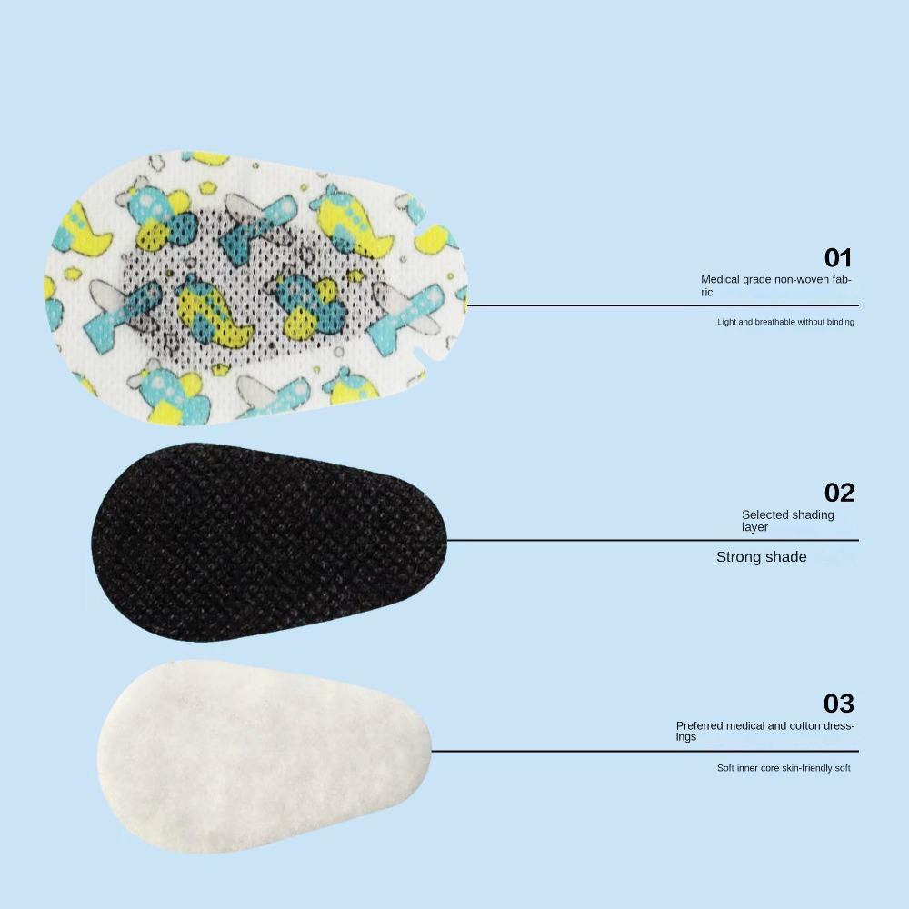 Disposable Adhesive Bandages First Aid Kit Children Amblyopia Eye Patch Children Kids Adults