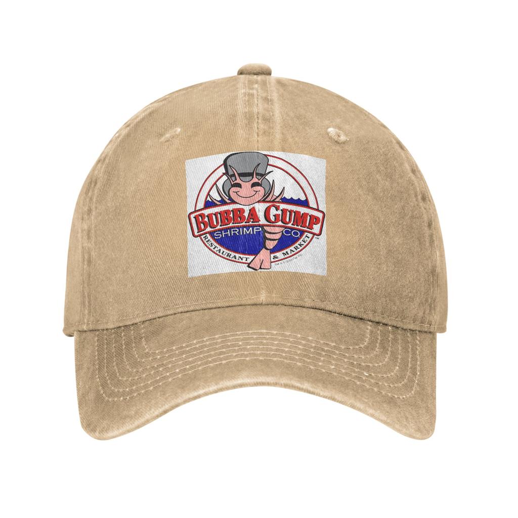 Bubba Gump Forest Shrimp Seafood Denim Fabric Cap Casual Baseball Caps Adjustable Hat Summer Unisex Baseball Hats