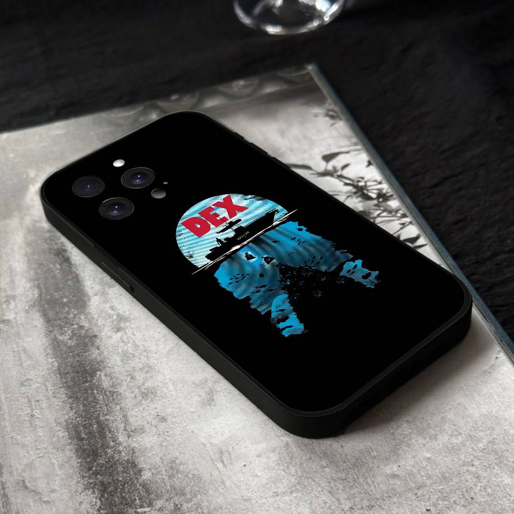 Dexter Tv Show Phone Case Black Silicone Soft Shell For IPhone 17 16 15 14 13 12 11 Air Pro Max Plus Hot Sale