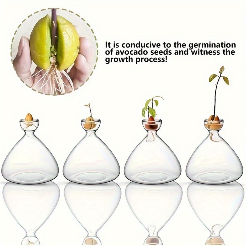 1pcs Sprouting Seed Starter, Planter Vase Glass Container, Planter Acorn Tree Grow Kit Decorative, Glass Bulb Spreader Vase, Unusual Gardening Gift