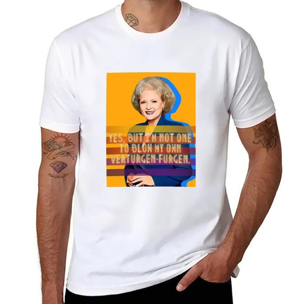 Rose Nylund T-Shirt animal prinfor boys blanks funnys t shirt for men