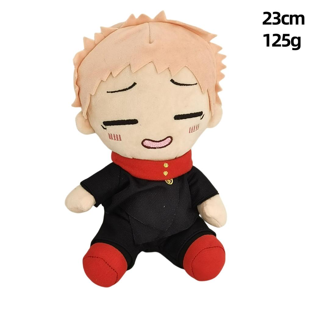"Jujutsu Kaisen Plush Dolls: Gojo Satoru, Yuji Itadori & Megumi Fushiguro Collectibles Set"
