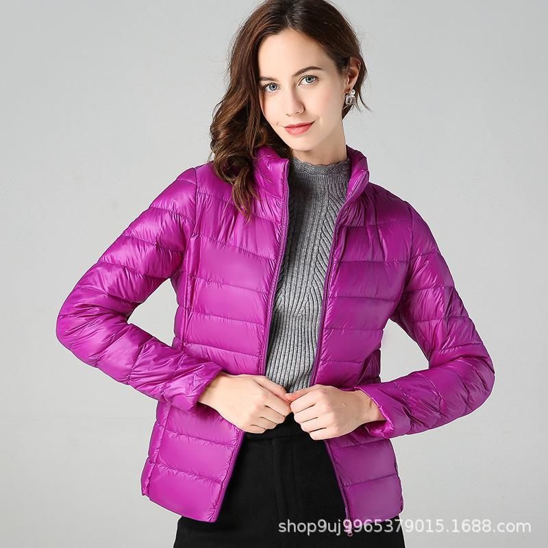 Down Jacket Women's Short Lightweight Thick Warm Slim Fashionable Jacket