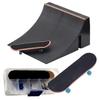 SALUDABLE Finger Skateboard Mini Skateboard Fingerboard Skateboard Park Set (Type B)