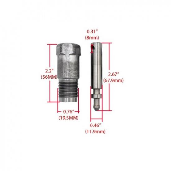 2 тонны Гидравлический домкрат Масляный насос Запчасти Маленький цилиндр Поршень Плунжер Уплотнительное кольцо Комплект США