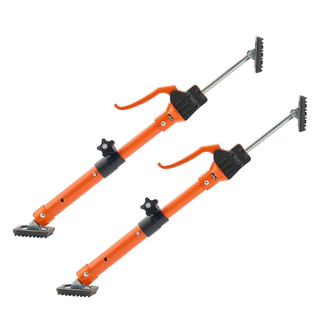 Cabinet Jack Support Pole, 2-Pack, 40-60 cm Steel Telescopic Quick Support Rod, Adjustable 3rd Hand System up to 100 kg Capacity for Installing
