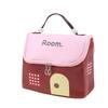 Polyester House Shape Makeup Bag Cute Toiletry Organizer Durable Travel Makeup Handbag  Gift