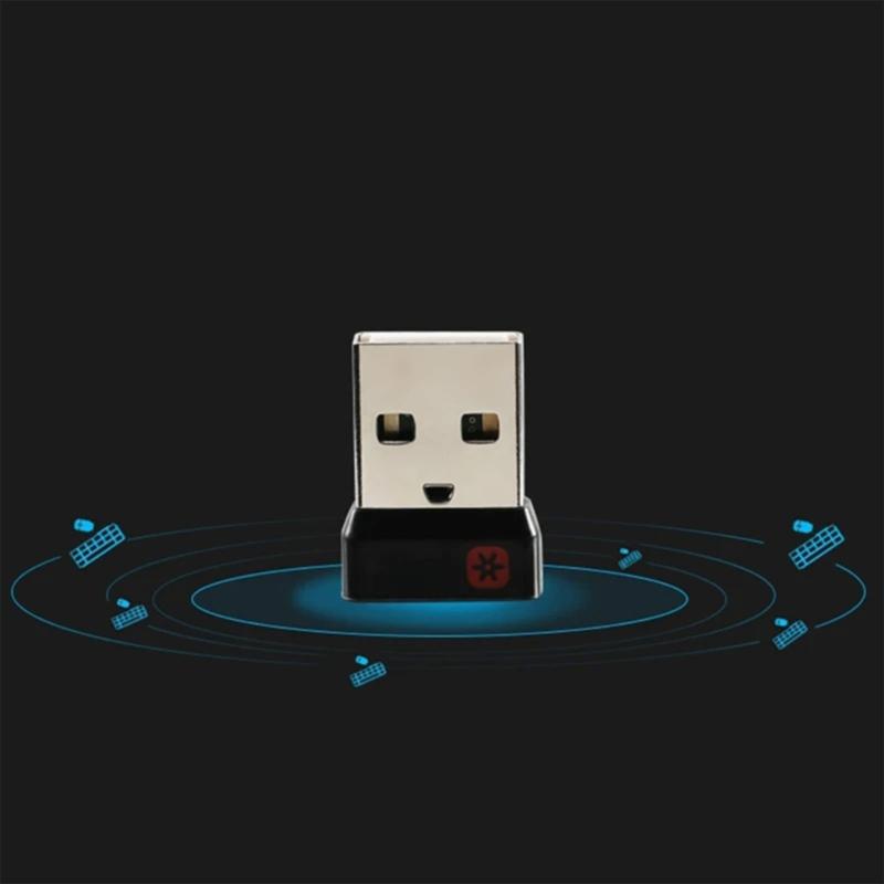 6-канальный USB-приемник Wireless Unifying Dongle Адаптер для клавиатуры и мыши M905 M325 M585 M510 M705
