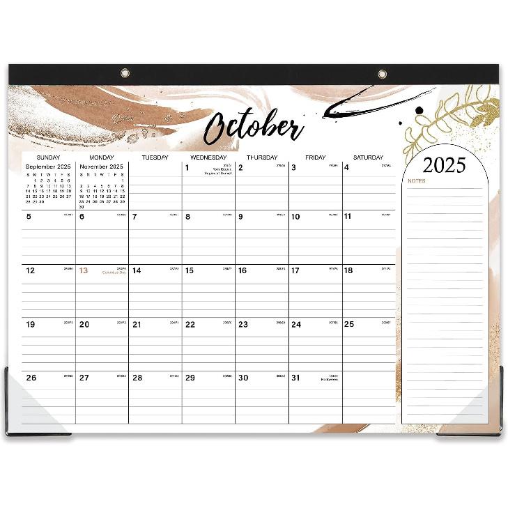 2026 Desk Calendar - 18 Months Large Desk Calendar from Jul. 2025 - Dec. 2026, 14.6" x 11.5", Desk Pad Calendar 2025-2026 with 2 Corner Protectors