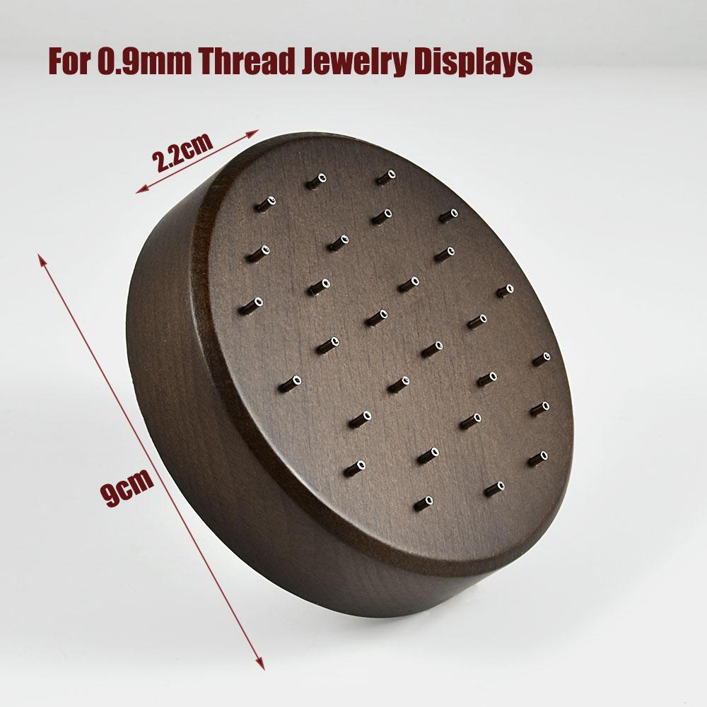 1 шт. деревянная витрина для пирсинга, футляры в форме цветка и сердца, подставка для сережек, пирсинга живота, губ, языка, ювелирных изделий из цельного дерева