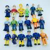 5-15pcs Fireman Sam Firewoman Characters Collection Model Figure Toys Cartoon Joint Movable Action Figuras for Children Gift
