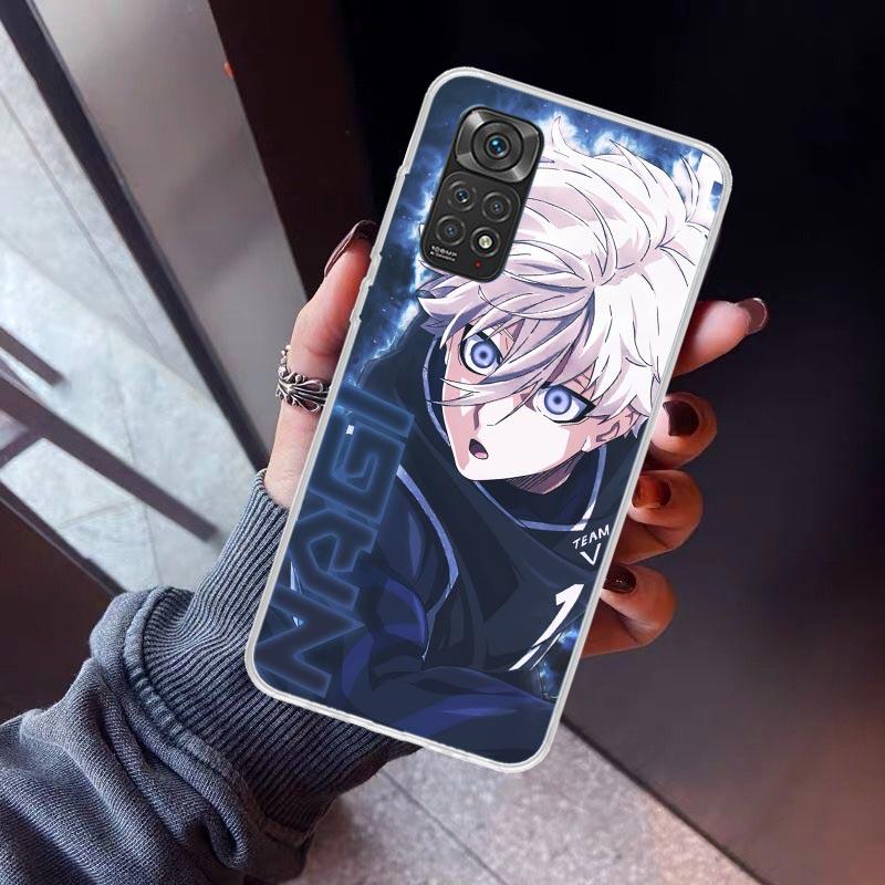 Blue Lock Nagi Seishiro Phone Case For Xiaomi Redmi Note 10 11 12 13 14 15 Pro Plus 11S 12S 14S 11T 11E 10S Soft TPU Back Cover