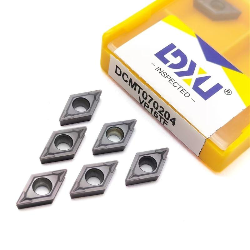 10 шт. DCMT070204 UE6020 твердосплавный инструмент высококачественный режущий инструмент DCMT 070204 токарная пластина