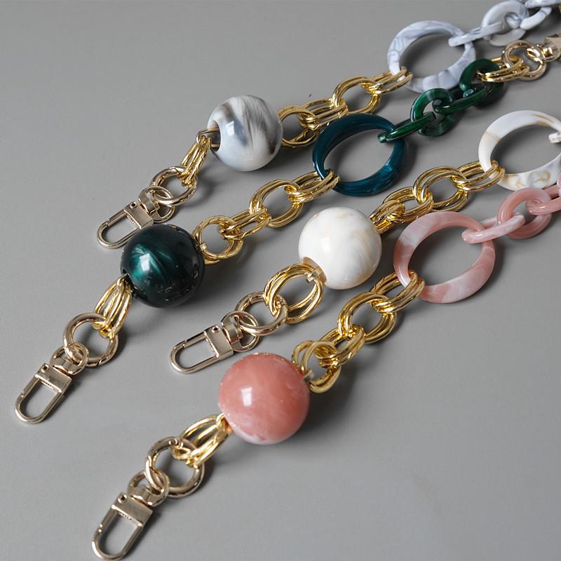 Акриловая ручка-цепочка для женской сумки