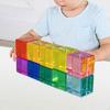 Building Blocks SE Educational Toys Colorful Training Rainbow Acrylic GEM Cubes for Ages 3-6