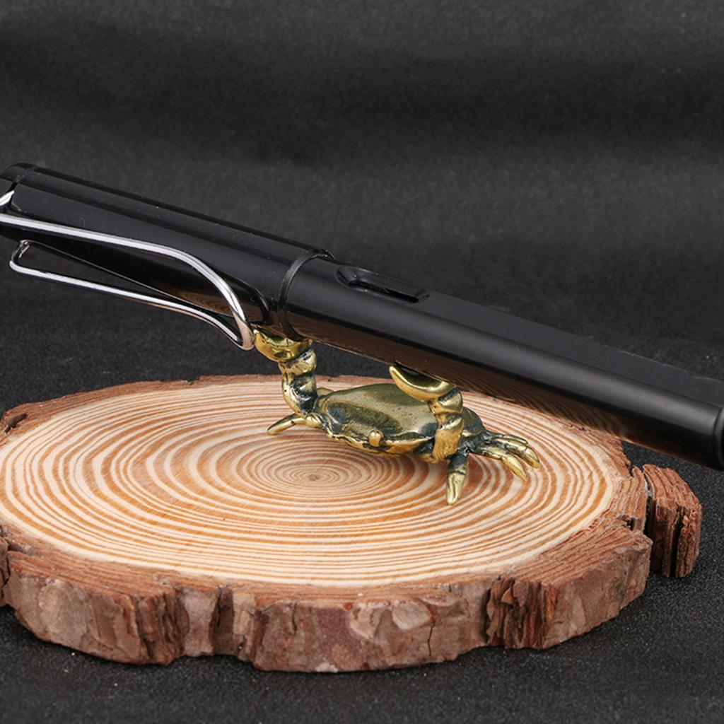 1 шт. Креативный держатель для ручек в виде животного, одиночный держатель для ручек, пластиковый держатель для ручек в виде краба-тяжелоатлета для офиса, держатель-подставка для ручек, стойка для хранения карандашей