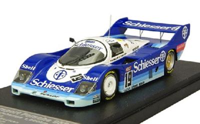 PLANEX Porsche 956B WEC Spa 1985 Завершенный продукт 1/43 #19