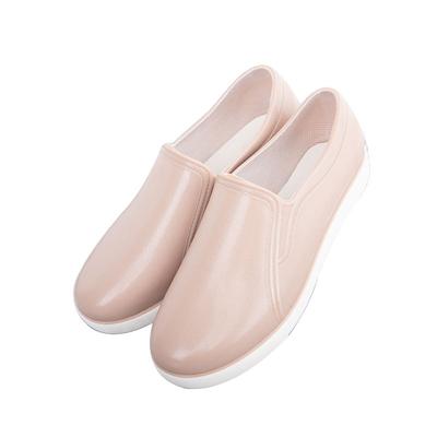 Модные низкие резиновые туфли для дождя, женская нескользящая женская повседневная обувь на толстой подошве с плоской подошвой и небольшим горлом для работы на весну и осень, водонепроницаемая обувь