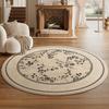 Round Carpet Bedroom Bedside French Medieval Style Cloakroom Dressing Table Chair Floor Mat Home Decoration Living Room Rugs