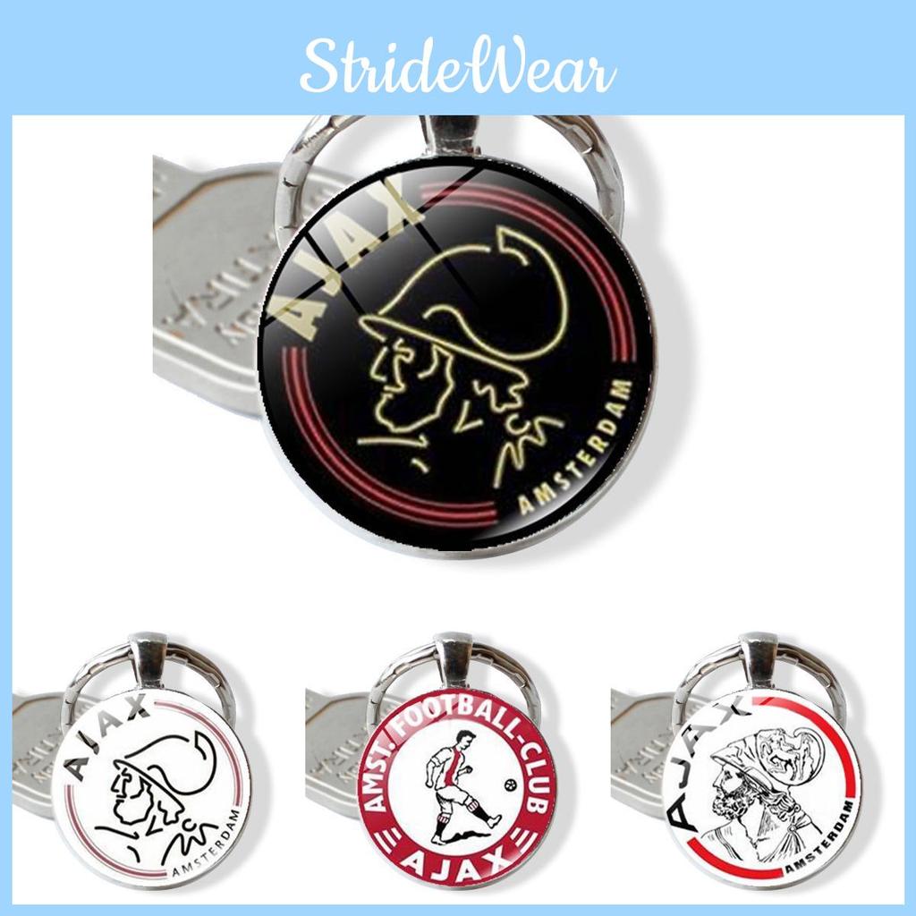 Sleek Zinc Alloy Ajax Football Club Keychain Ideal For European And American Fashion