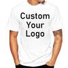 Custom Design Your Own Logo 100% Cotton Men Women Printed Short Sleeve T-shirts