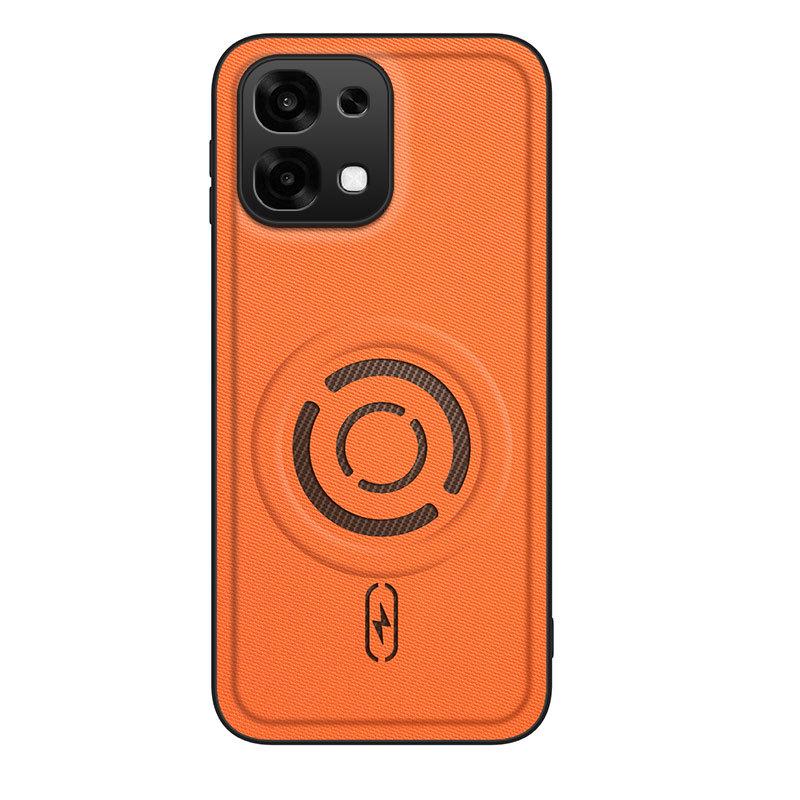 OPPO A6Pro Int'l Чехол с плетеной текстурой, магнитным кольцом и защитой камеры