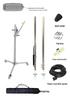 Универсальная стойка для перфоратора с гидравлическим пробойником и ударной дрелью для установки на потолке