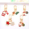 1PC Souvenir Cute Christmas Keychain Elk Santa Funny Cartoon Girls Accessories Friend Women