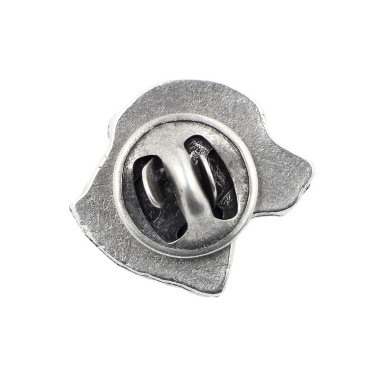 Golden Retriever I  - Silver-plated dog brooch, elegant pin, jacket lapel decoration by Art-Dog brand