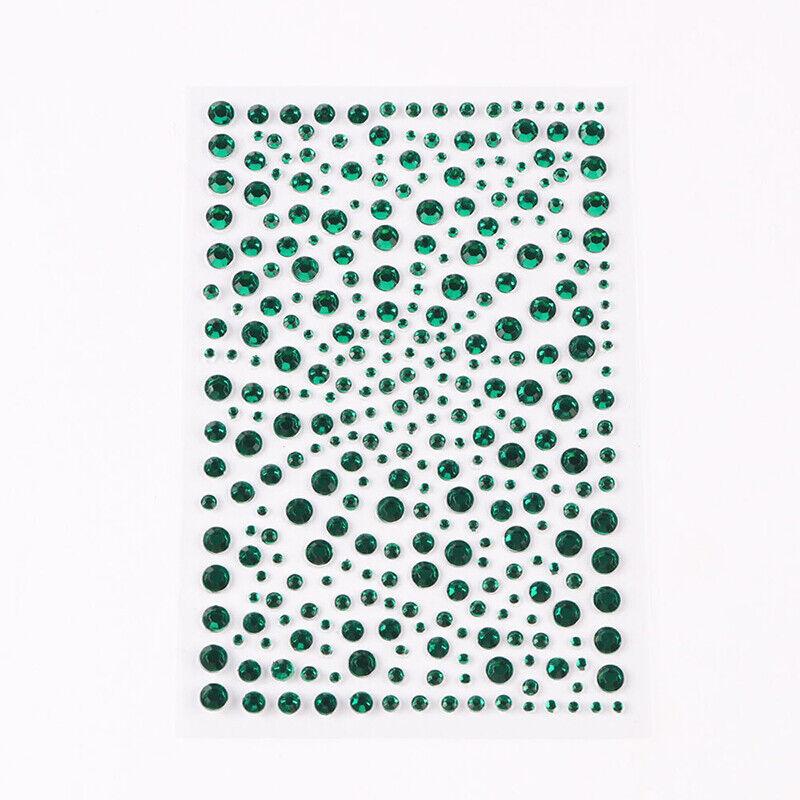 Яркие самоклеящиеся стразы для украшения лица и тела