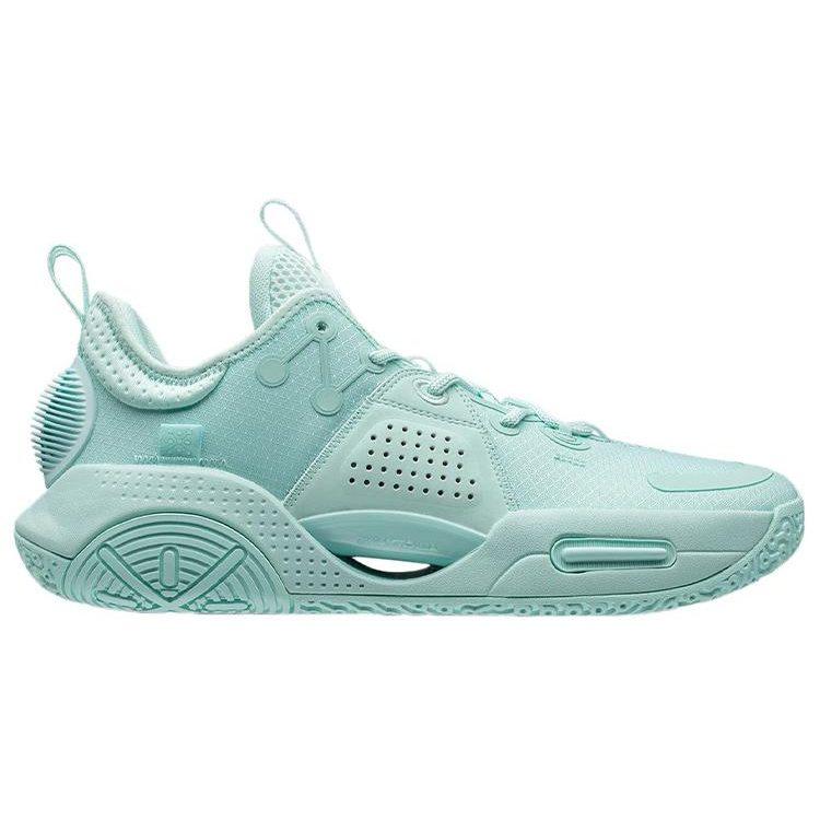 Баскетбольные кроссовки Li Ning All City 9 V1.5 Мужские Низкие Зеленые с рисунком 'Волна' ABAR077-11
