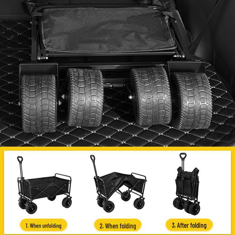 Складная тележка для кемпинга на открытом воздухе от производителя: Большой пикниковый прицеп и детская лежачая тележка