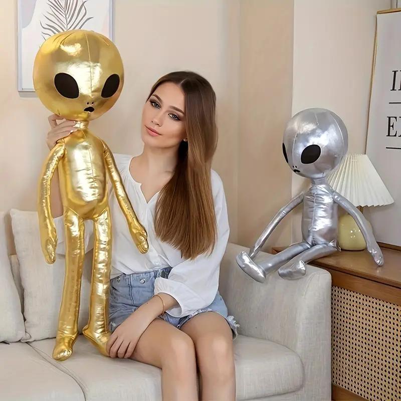 Плюшевая игрушка «Чужой», мягкая хлопковая игрушка, инопланетянин, странная забавная кукла, реалистичный подарок для детей, подвижное запястье